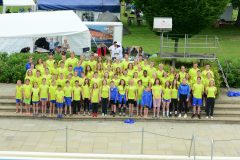 Pfingstschwimmen Schwimmfest Waspo Nordhorn 2022 im Delfinoh in Nordhorn Waspo Teilnehmer am Schwimmfest